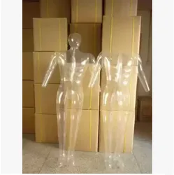 Free Shipping!!New Design Male Mannequin Inflatable Transparent Mannequin Made In China