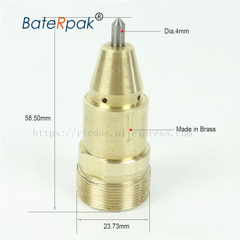 BateRpak Metal coding machine carving needle,Pneumatic marking machine engraving bit,metal printing machine needle 4mm