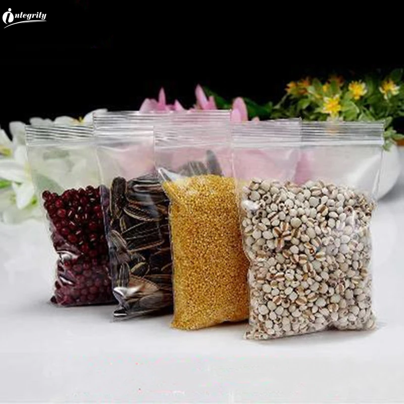 INTEGRITY 3000pcs 8*12cm Zipper clear Self Sealing Plastic packaging Festive Party Supplies Gift Sundries Storage Waterproof bag