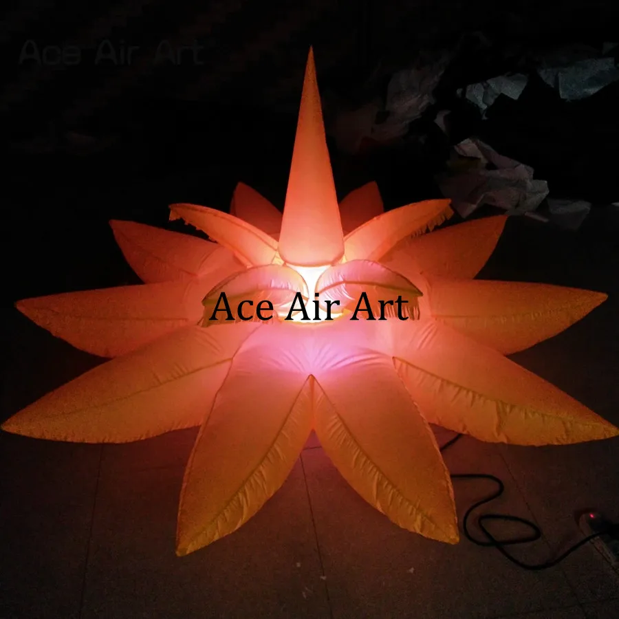 Mooie opblaasbare waterlelie Led Lotusbloem opblaasbare voor decoratie aangeboden door Ace Air Art