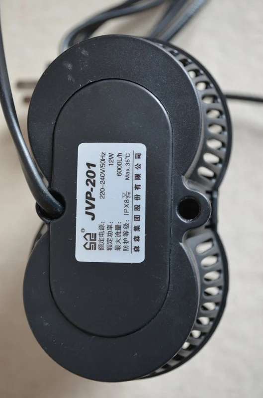 新しい1ピース220ボルト12ワット6000l/h水族館波動メーカー水ポンプjvp-