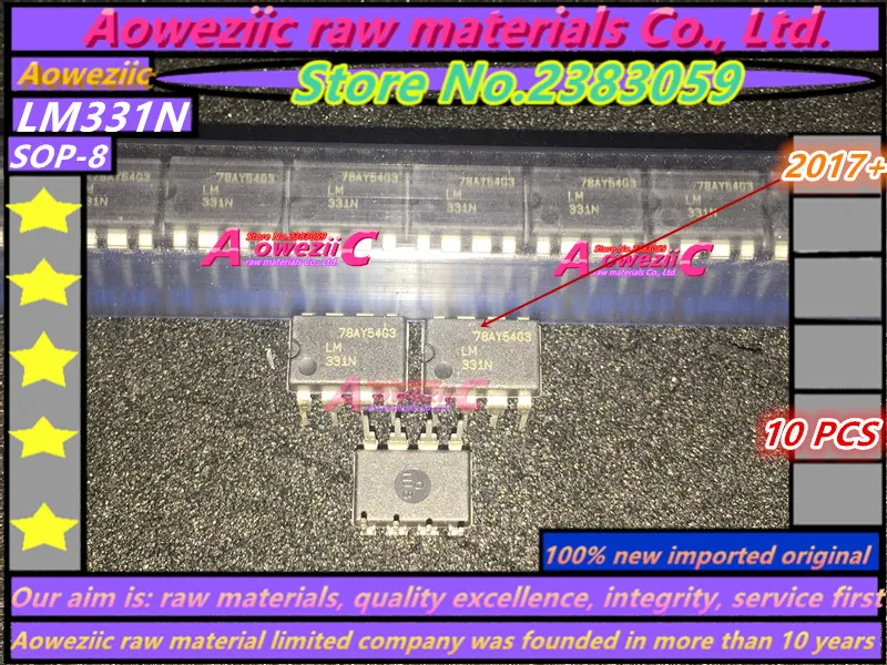 

Aoweziic 2017+ 100% new imported original LM331N 331N DIP8 Voltage-Frequency Conversion Frequency