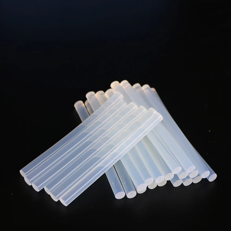 1pc 7mm x 100mm Hot Melt Gun Glue Sticks Plastic Transparent High Viscosity Adhesive Home Power Heat Pistol Tool Accessories