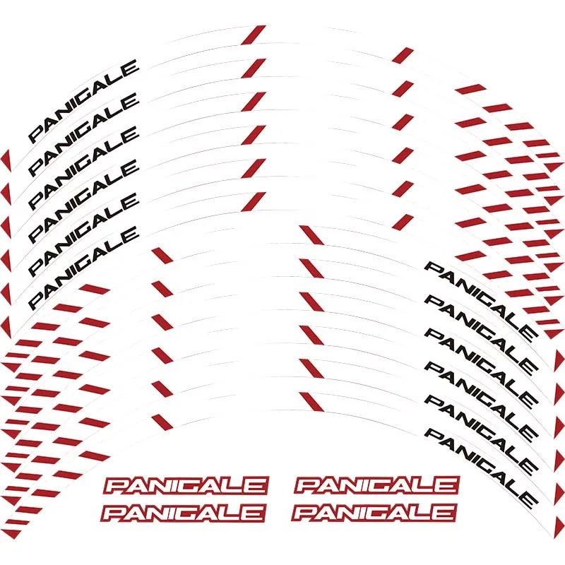 high quality motorcycle wheel decals Reflective stickers rim stripes For DUCATI 1299 PANIGALE S 959 PANIGALE