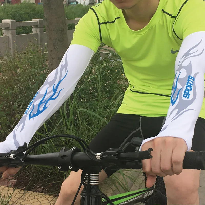 2022 2 Pcs/lot Breathable Arm Sleeves Cycling Sun UV Protector Men Women Bicycle Arm Warmers Cover Bike manguitos para ciclismo