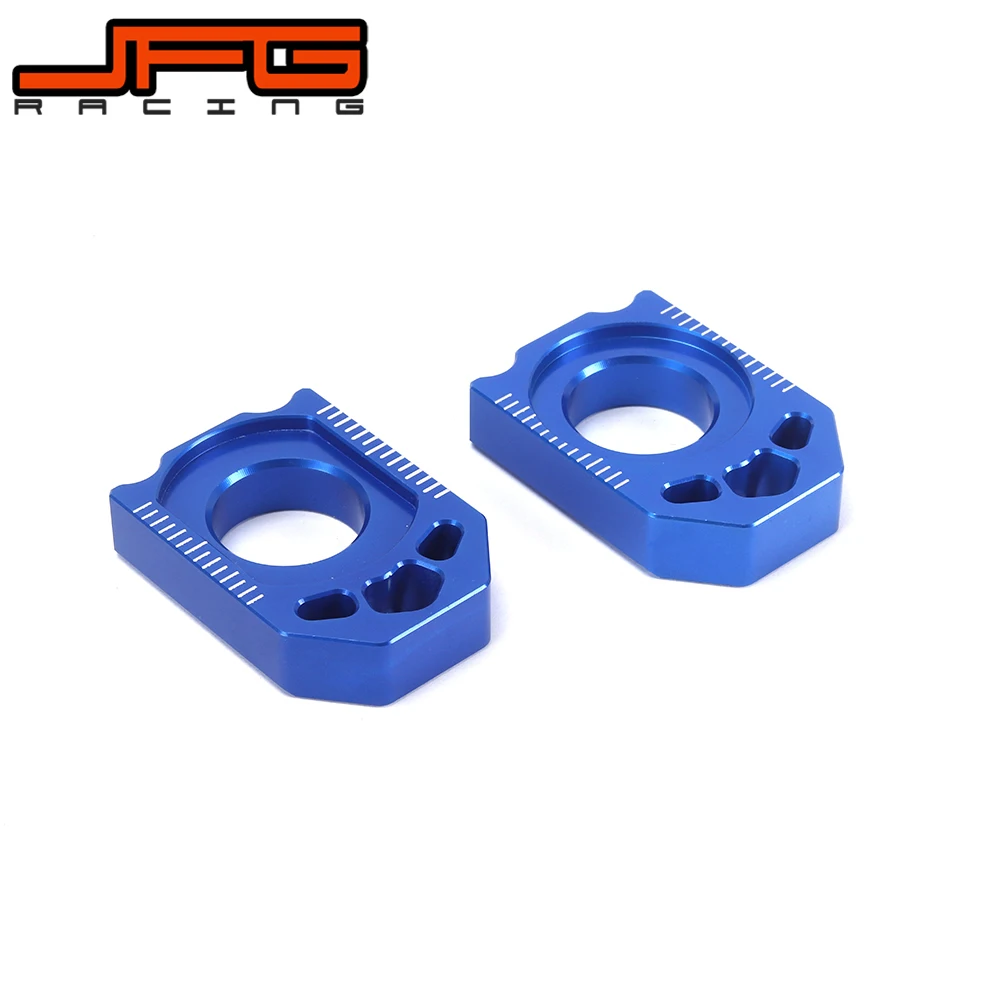 Motorcycle CNC Front Rear Wheel Hub Spacer Chain Adjust Axle Blocks For YAMAHA YZ250F 2012 2013 YZ450F 2010 2011 2012 2013