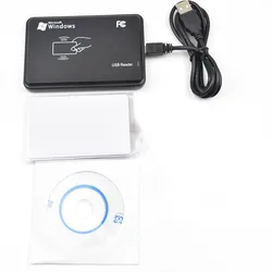 125Khz RFID ID EM Card Reader Writer Copier Duplicater For Access Control  +5pcs Em4305 T5577 Card