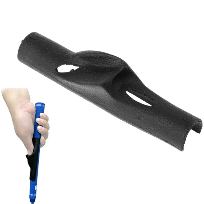 Golf training aid for a better golf grip and hand positioning