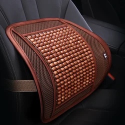 Car Seat Waist Cushion Office Chair Massage Back Lumbar Support Mesh Cushion Pad Black Mesh Back Lumbar Cushion for Car Driver
