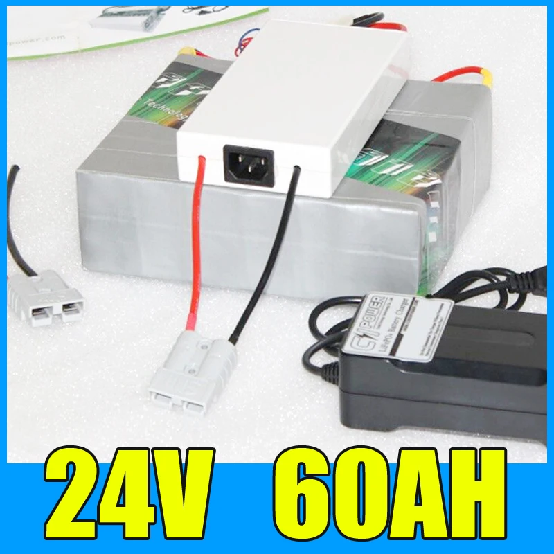 24V 60AH Lithium Battery Pack , 29.4V 1400W Electric bicycle Scooter solar energy Battery , Free BMS Charger Shipping