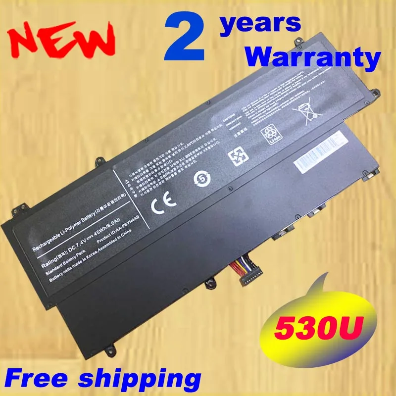 

HSW 45Wh 7.4V AA-PBYN4AB AA-PLWN4AB Battery For SAMSUNG 530U3B NP530U3B NP530U3C NP532U3C NP532U3X NP535U3C NP540U3C Series