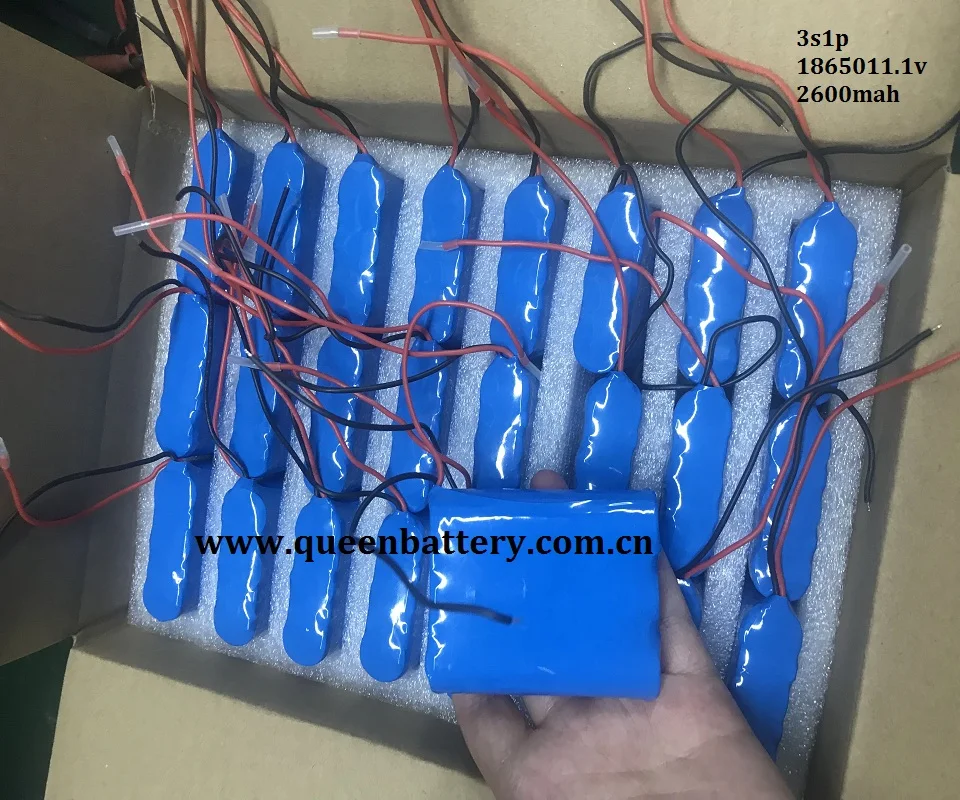 

10.8V 11.1V 3S1P QB18650 3000MAH with pcb pcm 3A project lamp stereo massager massor battery pack