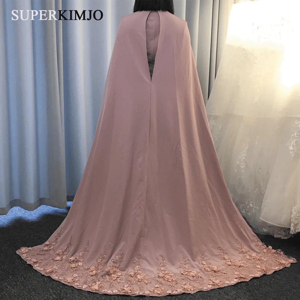 SuperKimJo-monos con apliques de encaje para mujer, traje musulmán Rosa polvoriento, pantalones para fiesta nocturna, Elegantes, 2022, 2023