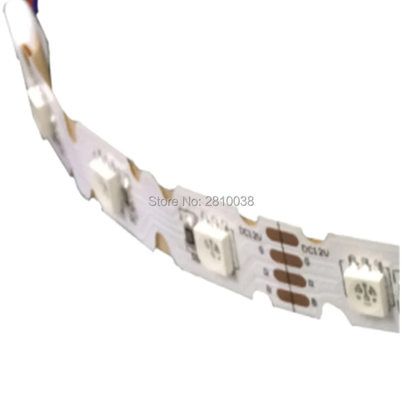 100M/Lot High CRI Ra90 led light strip S Shape 10W/M led strip lights 42leds/M 12mm wide led strip 5050 12V light with R/Y/B/G/W