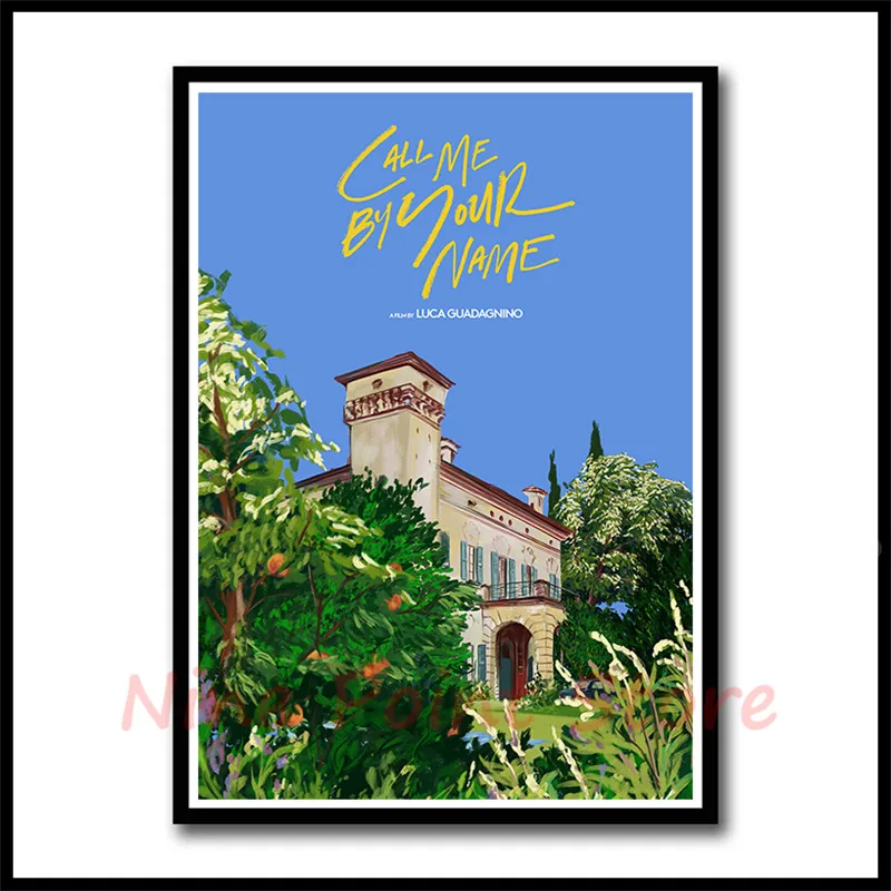 Call Me by Your Name movie Coated paper Poster home decor print painting wall decor Frameless