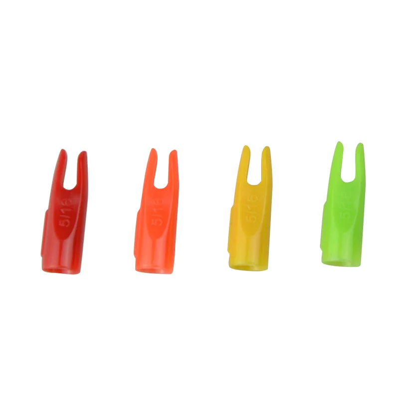 Sharrow 40 Pcs Arrow Nock For 7mm Arrow Shaft DIY Arrow 4 Colors Archery Arrow Replacement