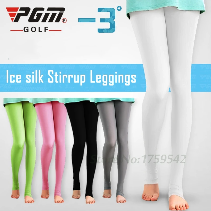 

Golf Women's Stirrup Leggings Full Length Ice Sunscreen Pants Ankle Leggings