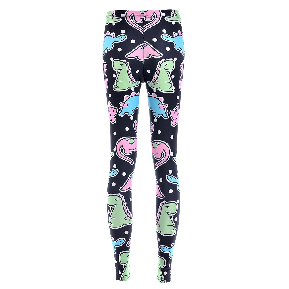 Digital Printing Cute Cartoon Dinosaur Sexy DDLG Leggings Pants