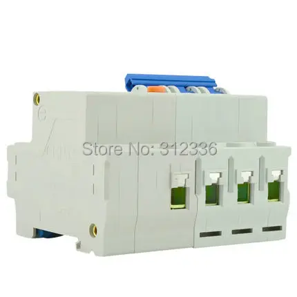 Free Shipping Two years Warranty NXBLE-63 DZ47LE-63 C60 3P+N 60A 3 pole ELCB RCD earth leakage circuit breaker residual current