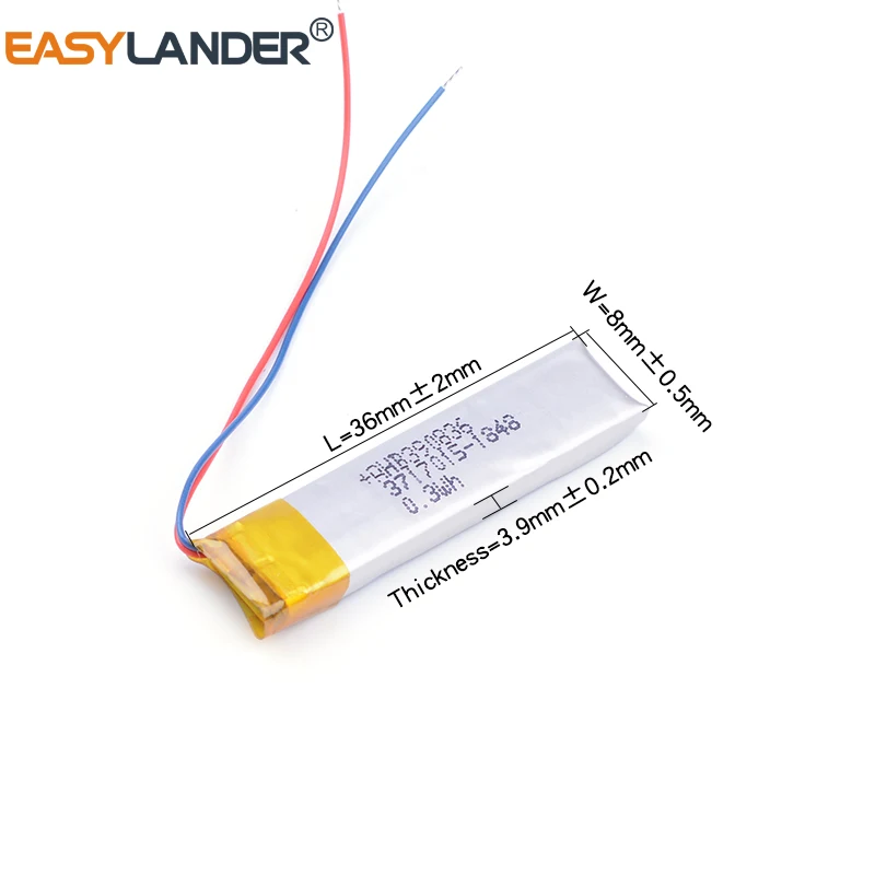 AHB390836 polymer lithium battery 3.7V 390836 FOR Bluetooth headset JBR Sport Stereo Wireless Plus Voyager Legend HS-11 CPL-556