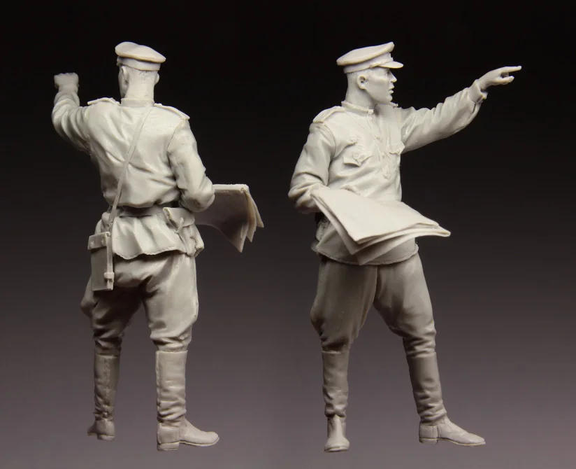 1/35 Resin Figure Model Kit 113 Red Army Officer Unassembled unpainted Top