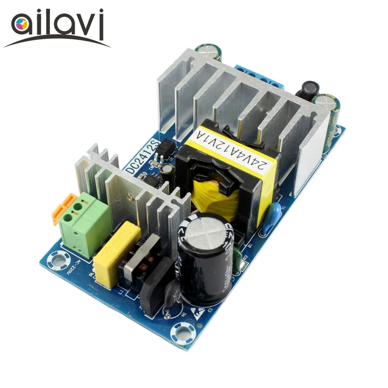 24V4A 12V1A 120W  Dual Output 24V4Switching Power Supply Module AC90-265V 110V 220V Input To DC 24V 12V Power Adapter Bare Board