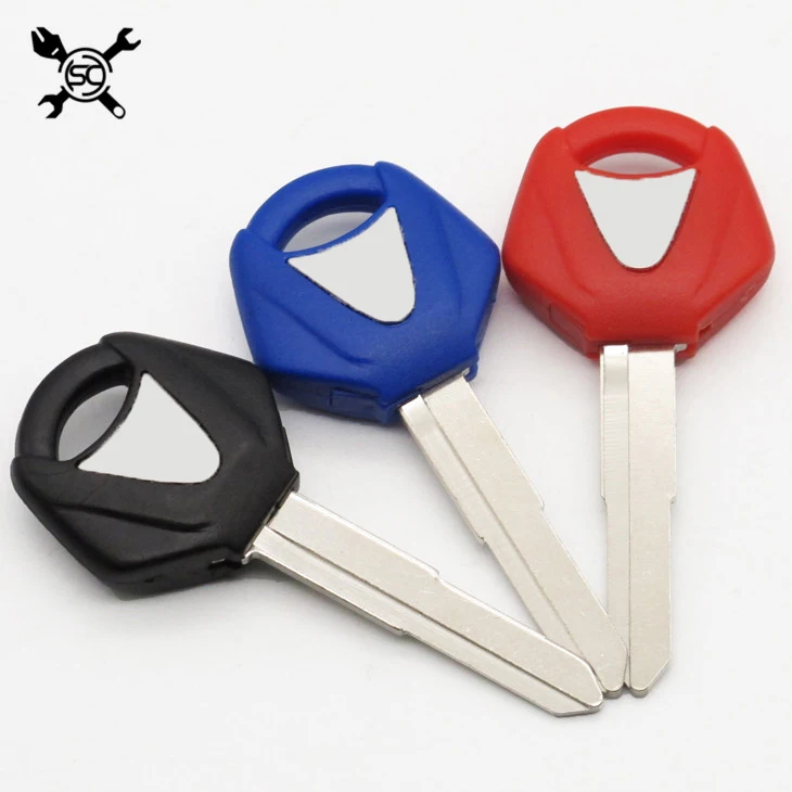 Motorcycle Blank Key Uncut Blade Keys Fits For Yamaha YZF R1 R6 XJR1200 XJR1300 FJR1300 SR400 XVS400 XJ6 FZ1 FZ4 FZ6 FZ8