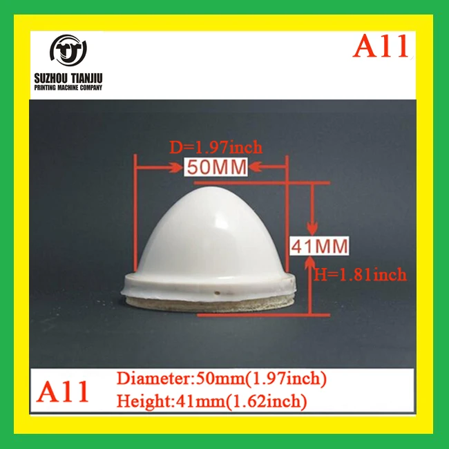 

TJ A11 Silicone Rubber Heads For Pad Printing Size:Diameter1.97"x Height1.62"