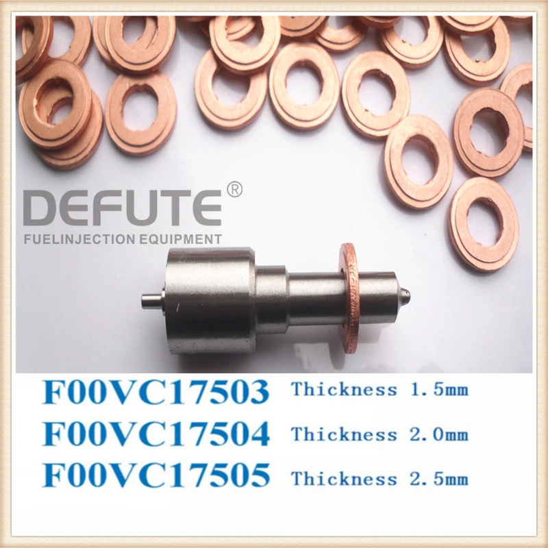 30 pcs/ lot F00VC17503 F00VC17504 F00VC17505 for INJECTOR NOZZLE COPPER washer F 00V C17 503 and F 00V C17 504 and F 00V C17 505