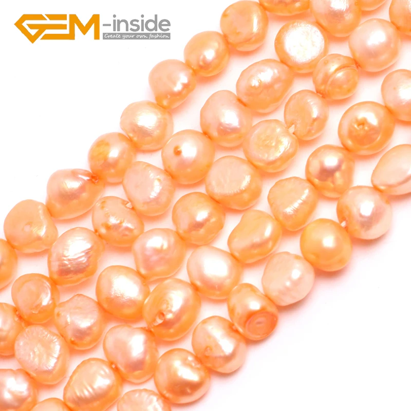 6-7MM Multicolor Pearl Beads ( dyed color) Natural Freshwater Pearl Beads Loose Beads For Jewelry Making Strand 15\