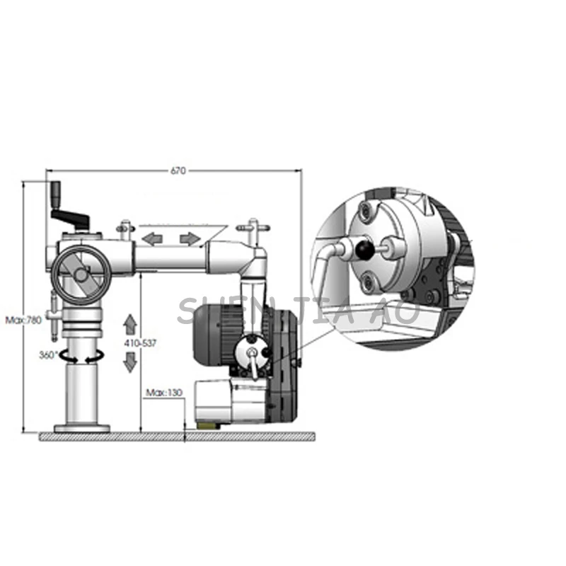 220/380V 375W 1 قطعة الأخشاب حبال حلقة المغذية المواد آلة TF66 الخشب المغذية 6 عجلات 6 سرعة الخشب تغذية آلة