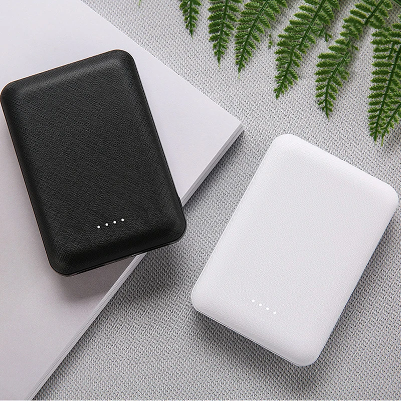 10000mAh podwójny USB 5V 2A Mini Power Bank 10000mAh 18650 baterie przenośna szybka ładowarka do Xiaomi bateria externa Powerbank