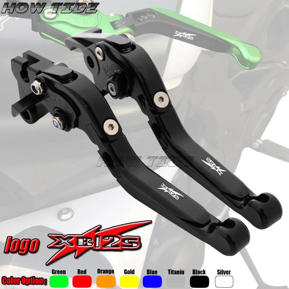 Motorcycle Folding Extendable CNC Adjustable Clutch Brake Levers For Buell XB12S XB 12S XB12Scg XB12S cg 2009