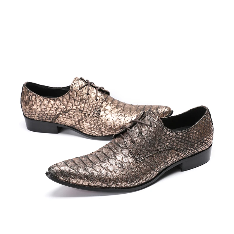

New Arrival Luxury Italian Genuine Cow Leather Men Wedding Oxford Shoes Lace-Up Office Suit Vintage Men's Dress Shoe