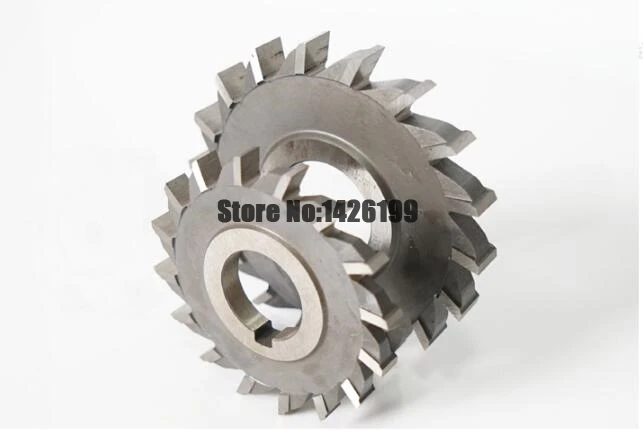 1PCS 50mm 63mm 75mm 80mm 100mm 125mm 130mm 150mm HSS Three Straight Tooth Blade Face Milling Cutter,4mm-20mm thickness