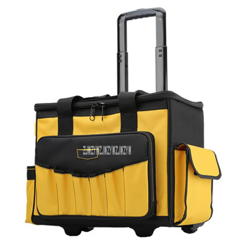 Trolley Wheel Toolbox  Multifunction Roller Type Tool Trolley Case Large Capacity Thickening Wear-resistant Trolley Bag