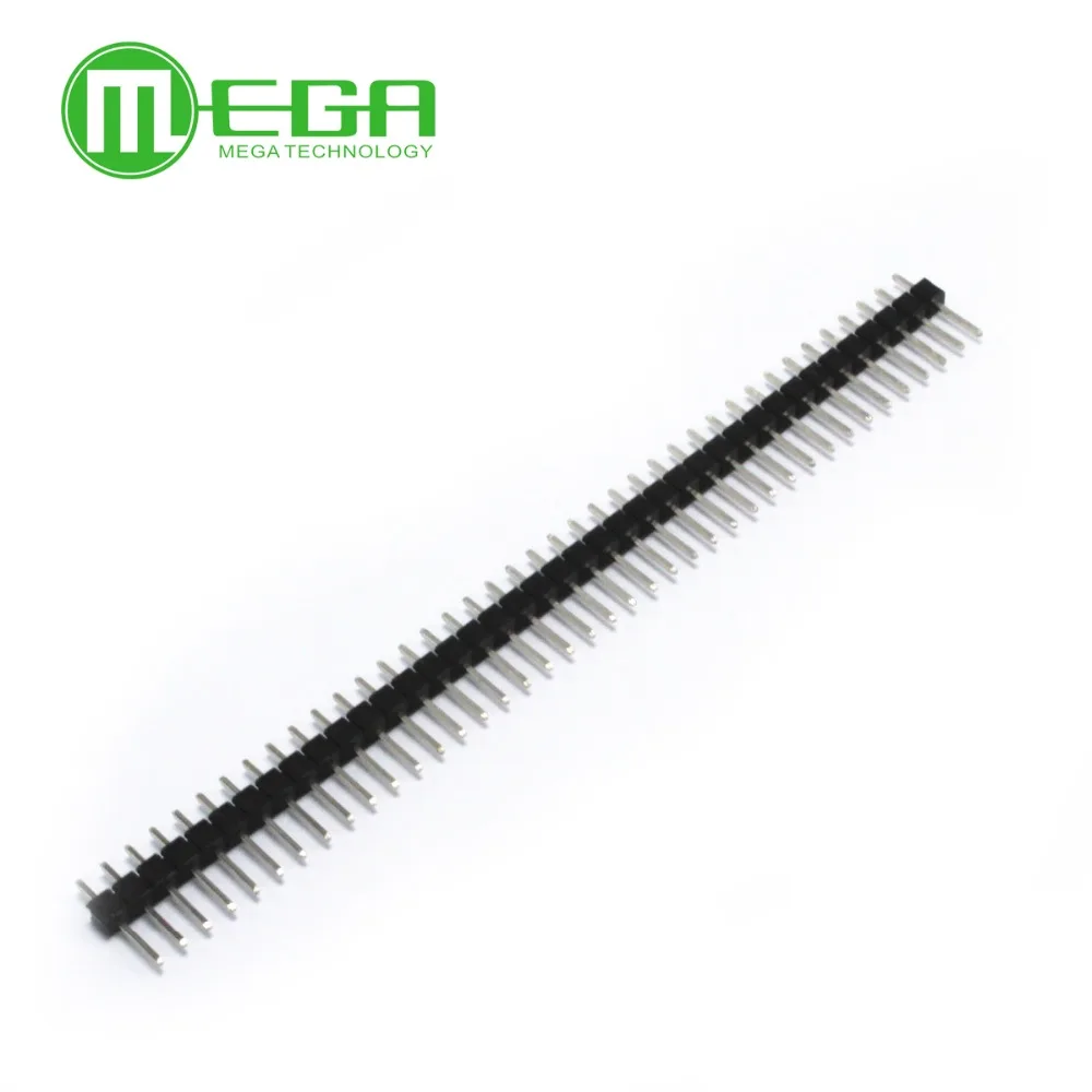 200 PCS Single Row Male 1X40 Pin Header Strip 2.54 mm