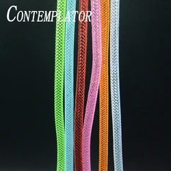 CONTEMPLATOR 6optional colors dia.8mm E-Z braid tubing streamer body 3meter iridescent mylar tube fly fishing synthetic material