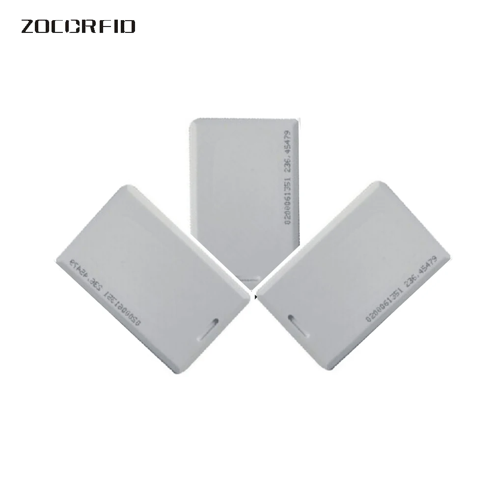 10pcs 125KHZ 1.8mm thick Long distance reader range EM ID Card use for rfid proximity 1M range card reader