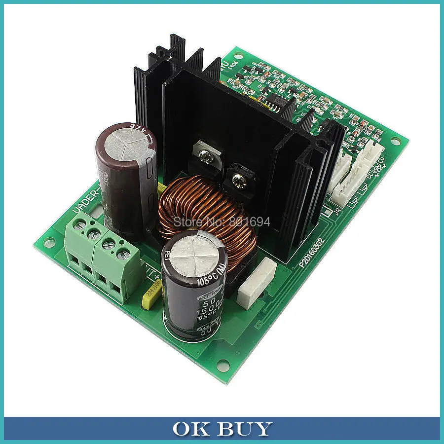 DC-DC 16-54V 48V36V24V to 0-40V 0-10A High Power Voltage Adjustable Power Supply Board External Potentiometer Support Parallel