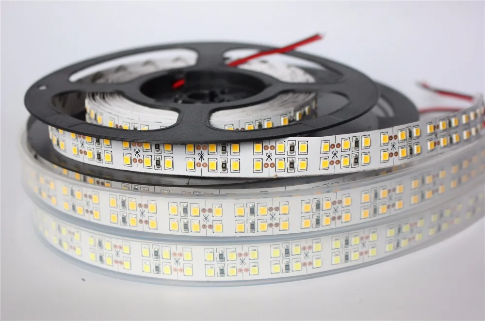 

240LEDs/m SMD2835 LED Strip 12V 5m Non waterproof IP67 Waterproof Flexible LED Light 1200Leds Double Row LED Strip 2835 white