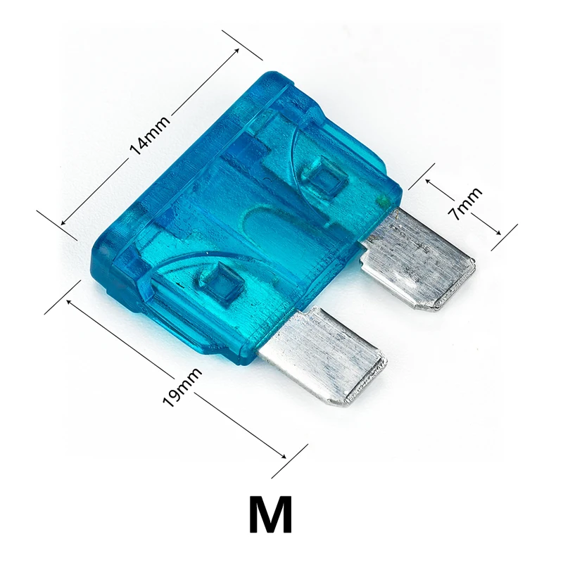 1A/2A/3A/5A/7.5A/10A/15A/20A/25A/30A/35A/40A/50A CAR FUSE M size for most German EU brand cars