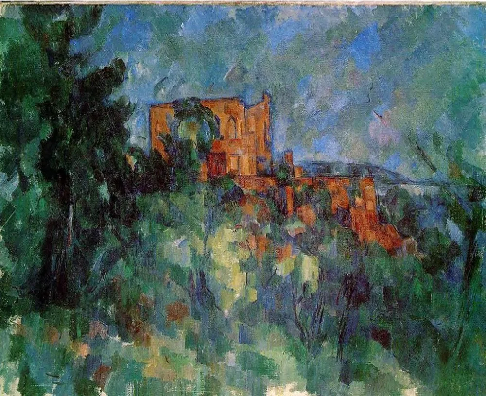 Hand Painted Oil Painting Chateau Noir 2 By Paul Cezanne Famous Landscape Artwork Canvas Wall Art Home Living Room Decor
