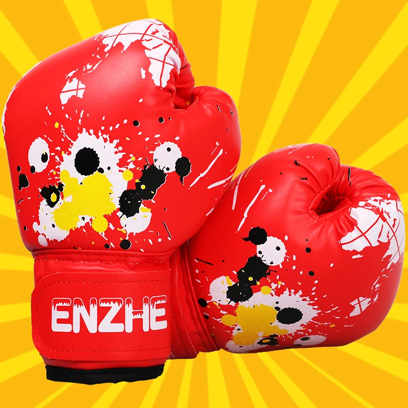 Hot Sale 1 Pair Kids Gift Children Kickboxing Kick Box Training Punching Sandbag Sports Fighting Gloves MMA Boxing Glove