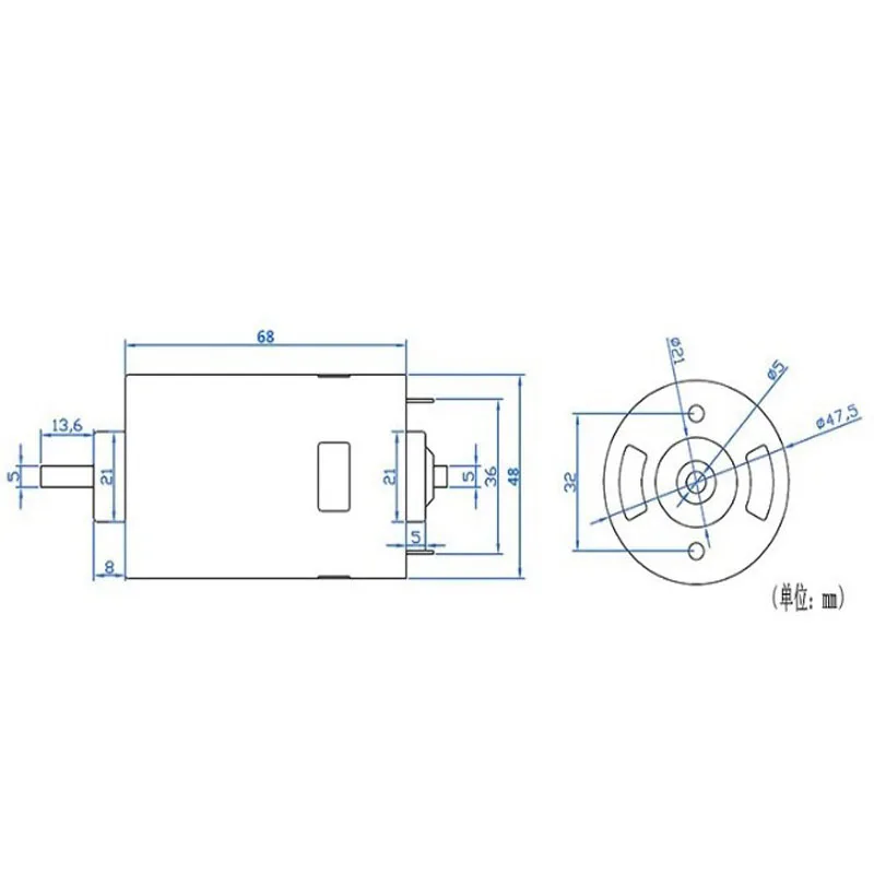 885 DC motor, 12V24V high torque electric wrench high speed motor, high power electric grinder table saw motor, 775 upgrade
