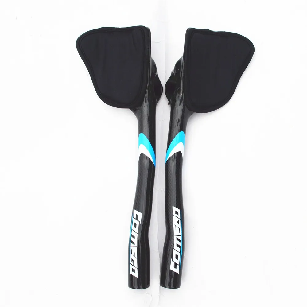 Comego-カーボンファイバーttロードバイクハンドルバー,3k仕上げ,340mm