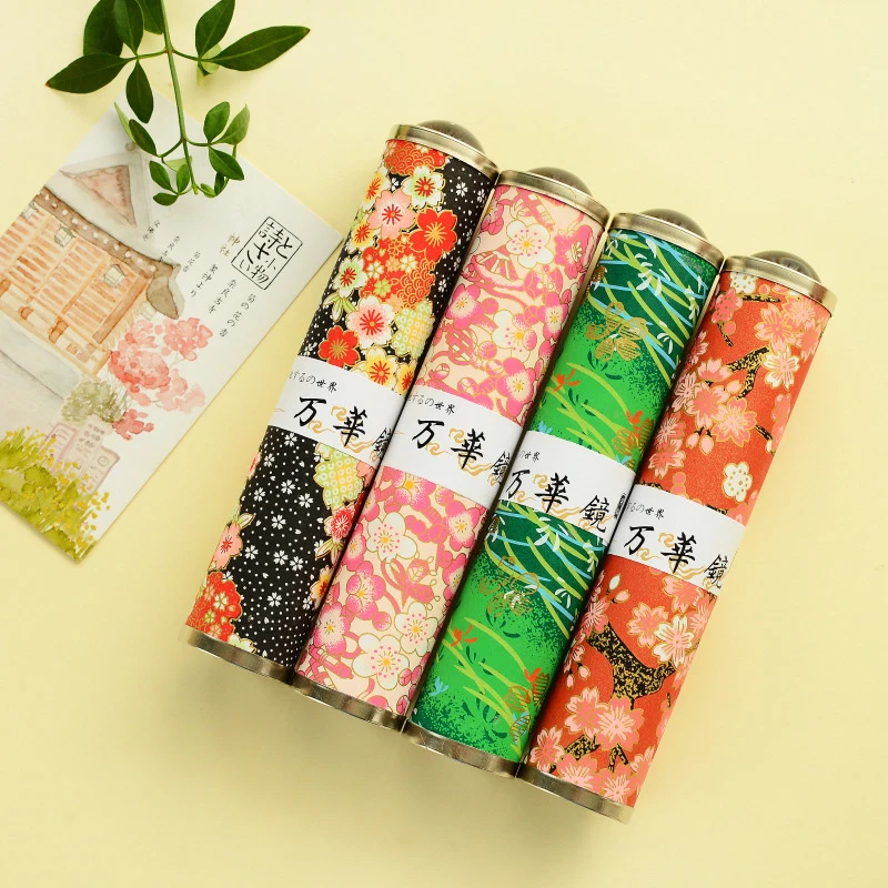 New 2017 creative stationery Japanese imports of paper cherry blossom kaleidoscope the best Christmas gifts for children