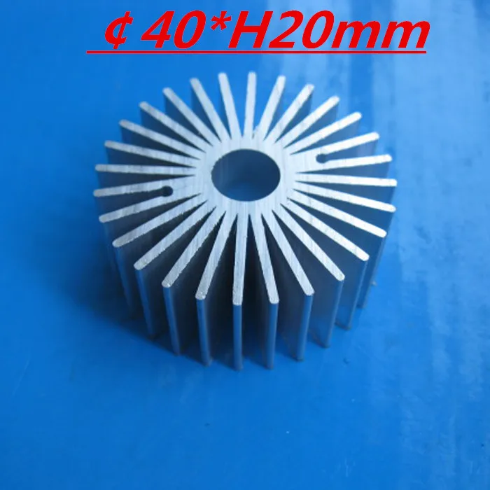 

3pcs/lot LED heatsink ,Diameter :40mm H:20mm,aluminum heatsink , LED cooler ,LED radiator