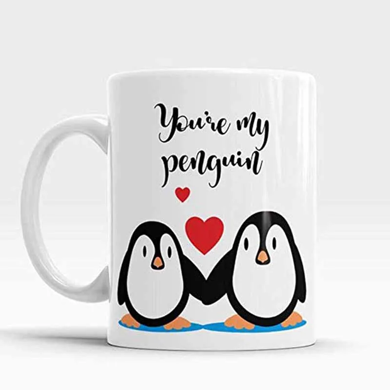 

You're My Penguin Mug - Anniversary Gift, 11oz Ceramic Coffee Mug/Tea Cup