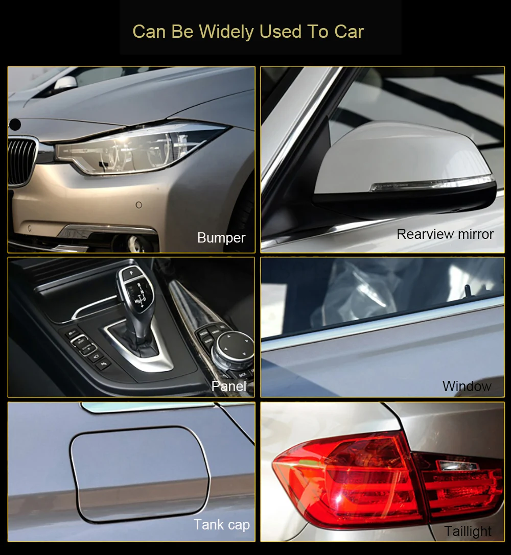 10/20/30/40/50x100cm Rhino Skin Protective Film Car Bumper Hood Paint Protection Sticker Anti Scratch Clear Transparence Film